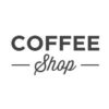 coffe shop icon with letters