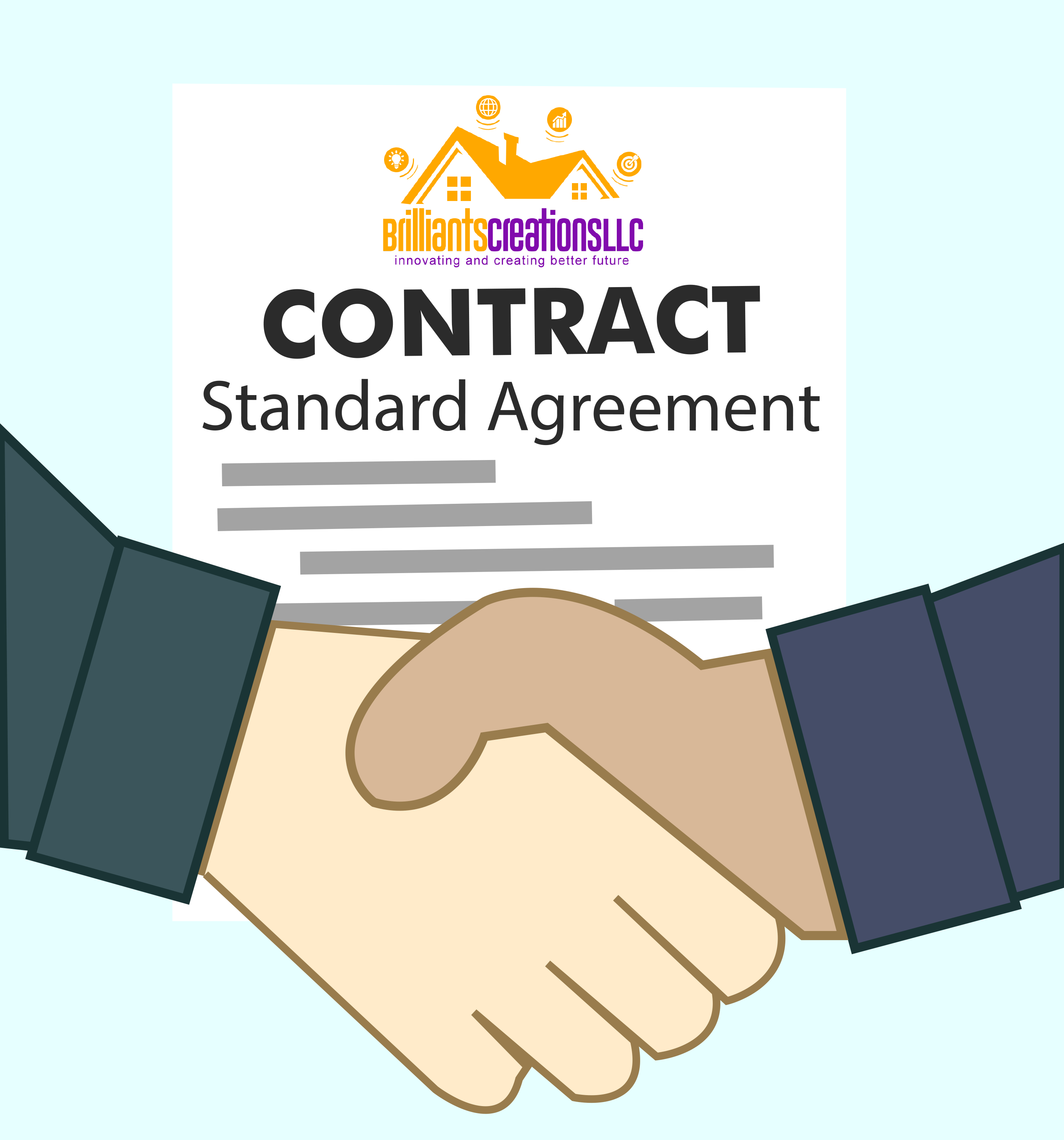 a design of a standard agreement for business